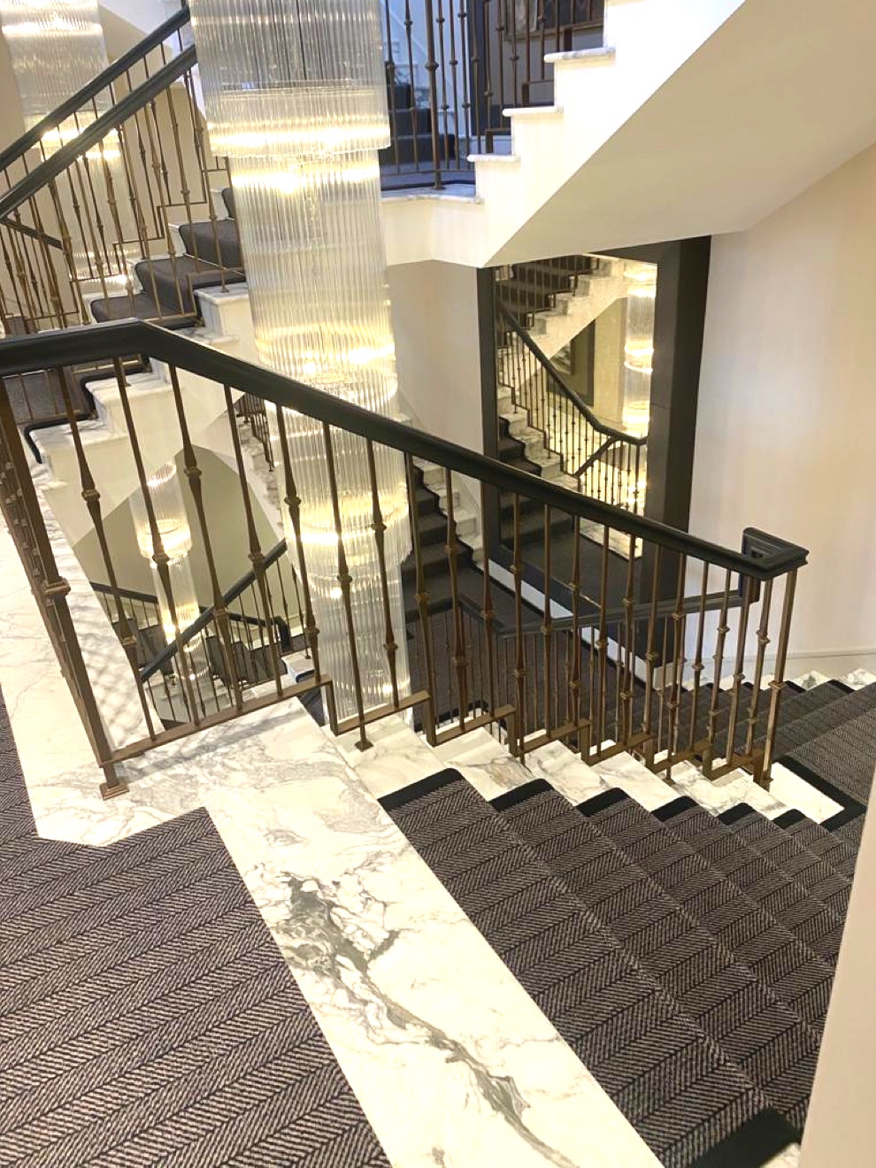 David Conran Bespoke Stair Runner - Cavalier, Herringbone
