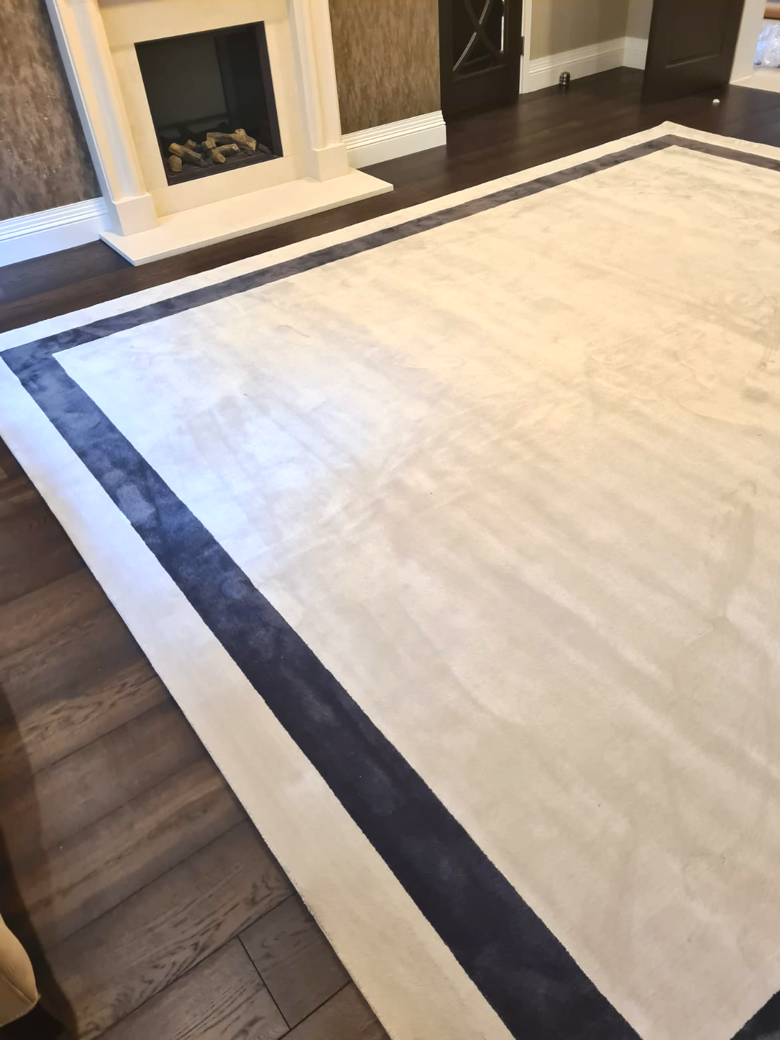 Custom Rug by David Conran: Double Border