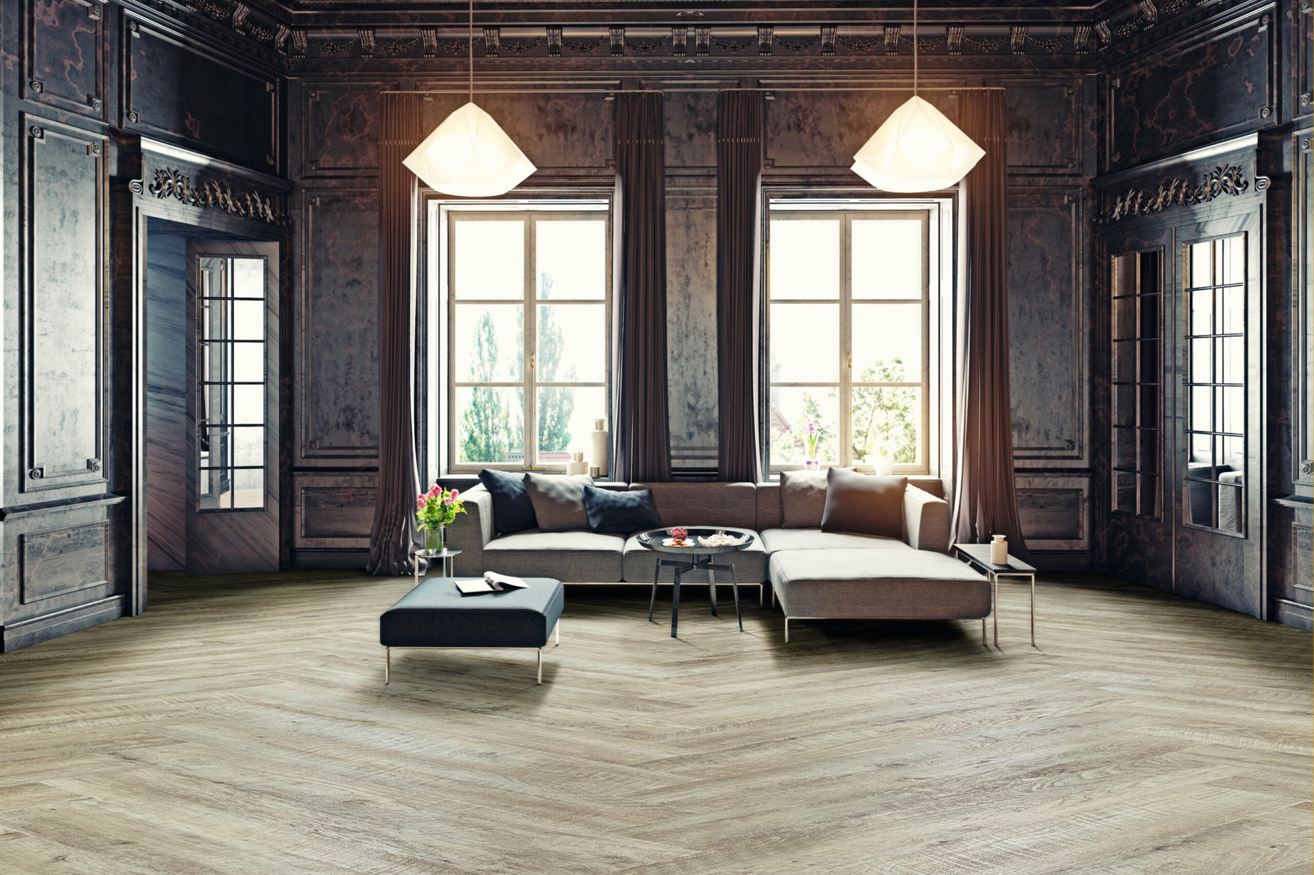 Luxury Vinyl Flooring, Impress Castle Oak by Moduleo