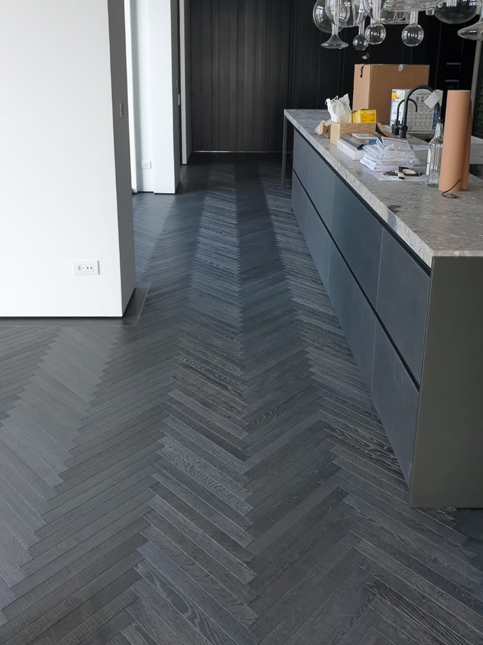 Wood Floor, Bassano Parque - European Oak, Herringbone Tahiti