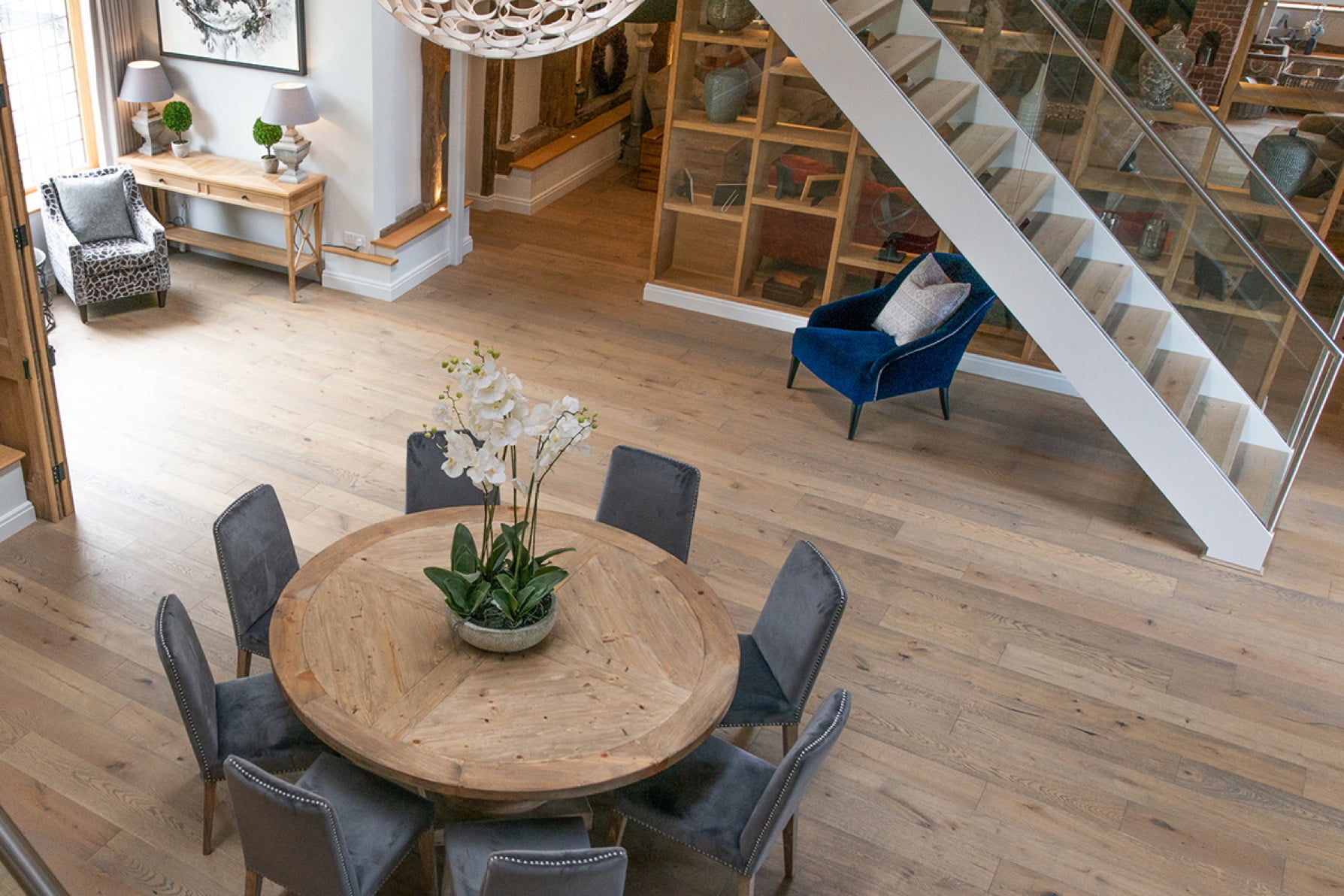 Wooden Flooring, Open plan living, V4 Deco Plank