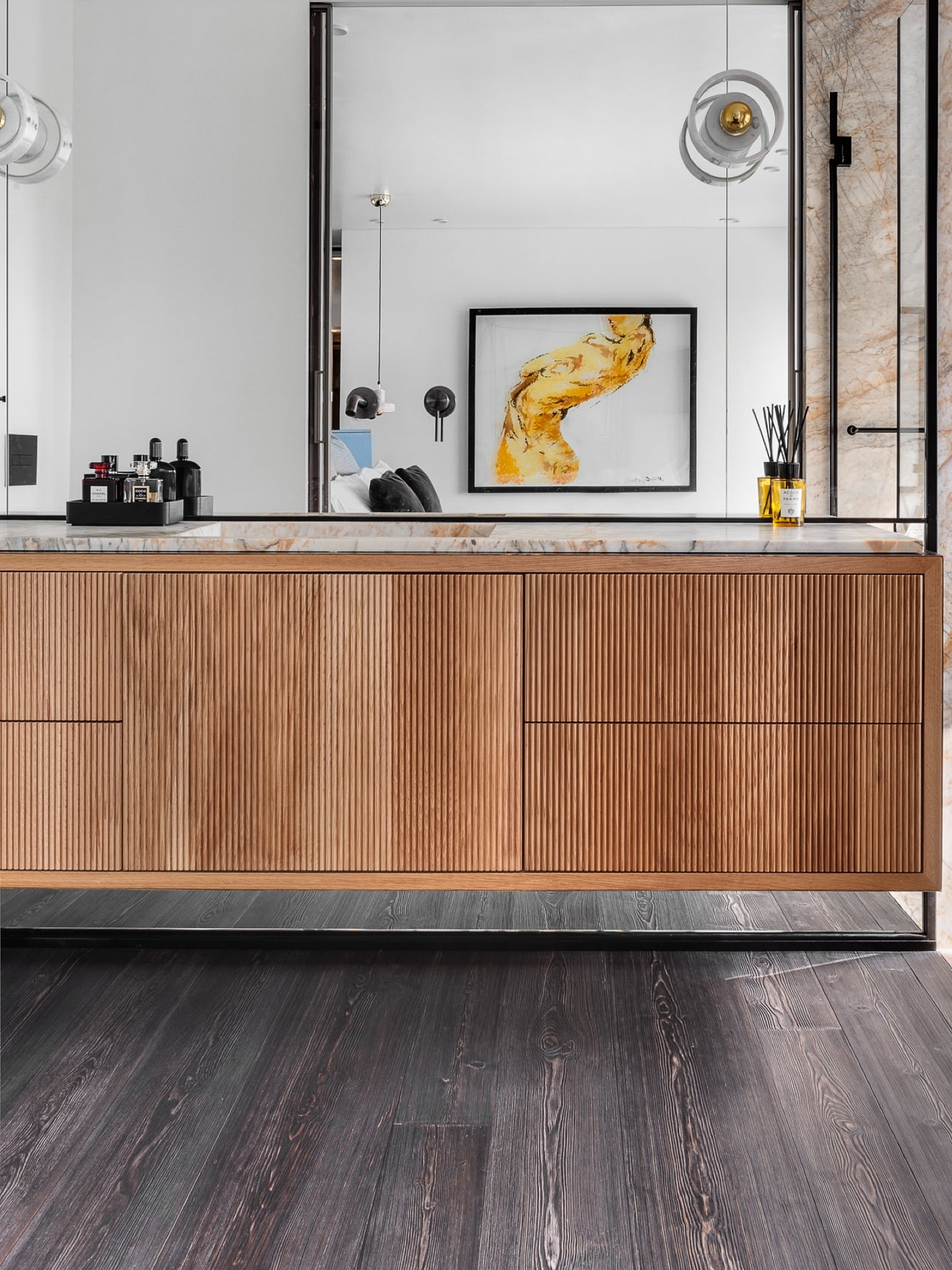 Wooden Flooring, Living Room, Bassano Parque, Larch Maso
