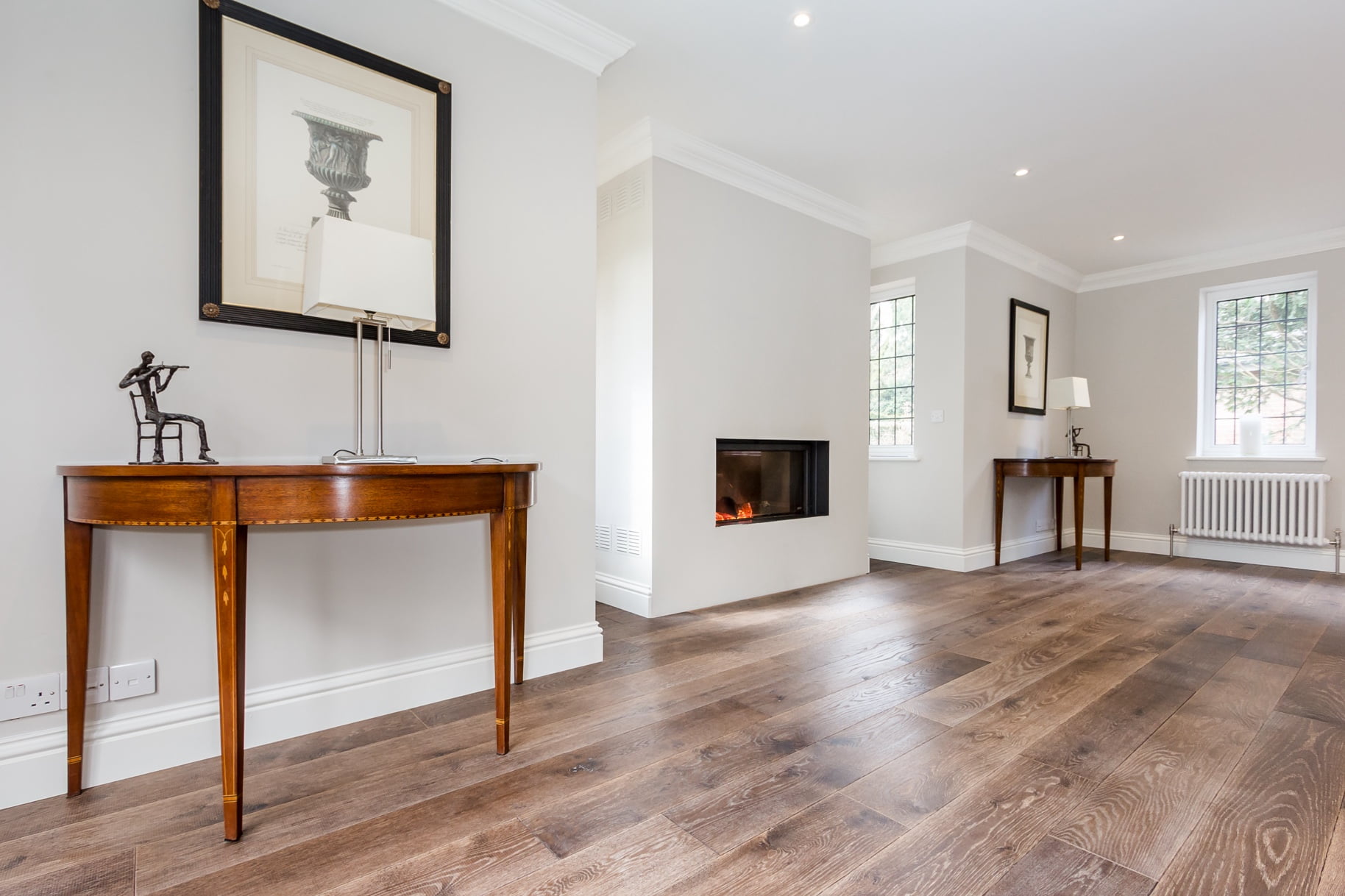 Wooden Flooring Hallway - V4, Driftwood Avenue Lodge
