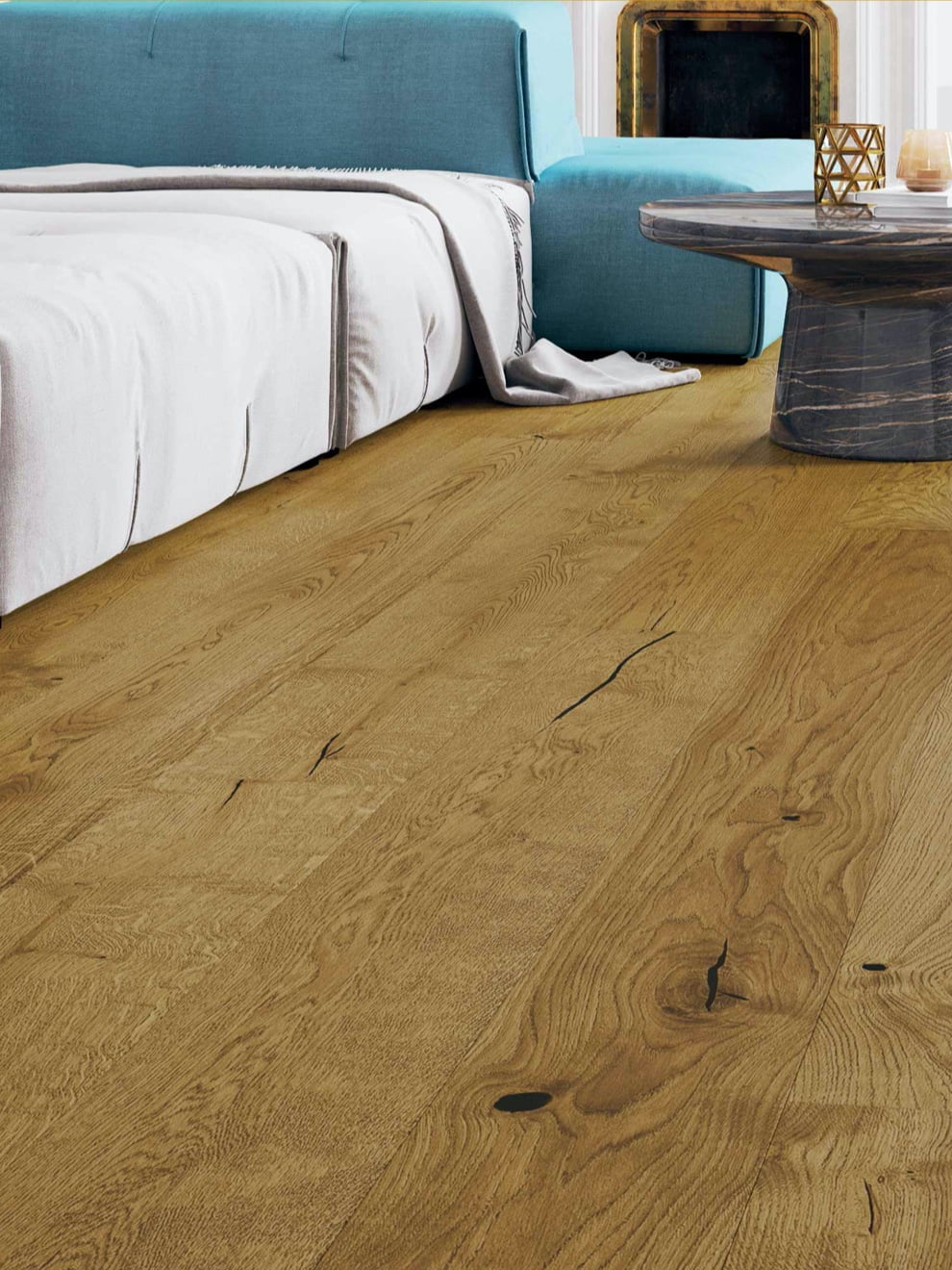 Wooden Flooring Close Up, V4 Driftwood, Embered Oak